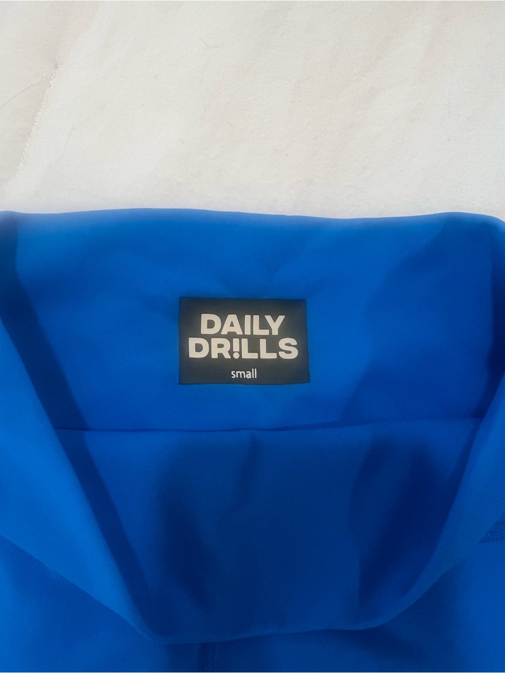 Daily Drills Vivid Blue High-Waist Leggings - Picture 4 of 4